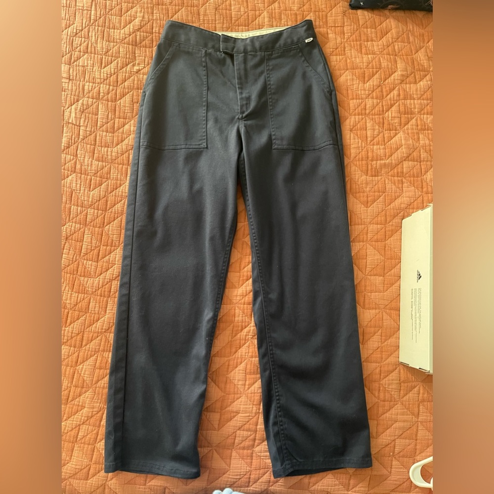 Vans Ground Work Women’s Navy Blue Pants Size 27